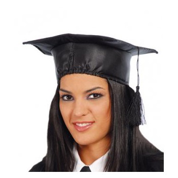 Cappello laureato nero