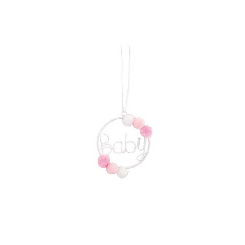 Cerchio Baby con Pon Pon – Dolcissimo Dettaglio per Bomboniere