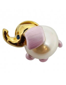 Spilla Elefantino con Perla – Eleganza e Dolcezza per le Tue Bomboniere