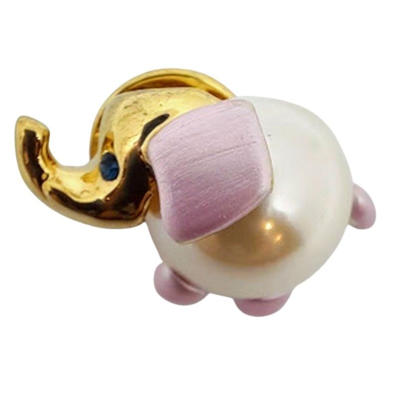 Spilla Elefantino con Perla – Eleganza e Dolcezza per le Tue Bomboniere
