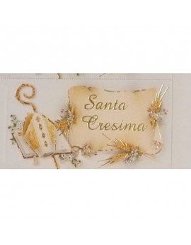Bigliettino Cresima con Mitra