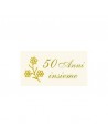 Bigliettino anniversario 50 anni