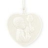 Medaglia in Ceramica a Forma di Cuore –  Comunicando o Angelo