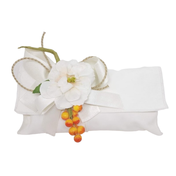 Pochette Fiori Di Loto  Beige