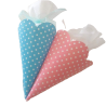 Cono Porta Confetti Fantasia Pois