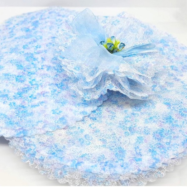 50 pezzi Tulle azzurro...