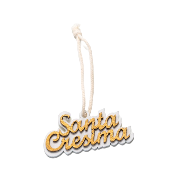 Decoro in Legno “Santa...