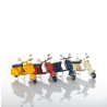 Vespa in metallo – Colori assortiti (blu, rosso, panna) – 10 cm