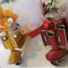 Vespa in metallo – Colori assortiti (blu, rosso, panna) – 10 cm