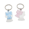 Portachiavi Doppio Baby Boy & Girl in Acciaio – Idea Regalo Nascita