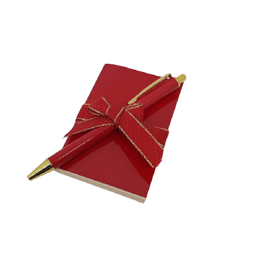 Agenda Piccola con Penna Rossa