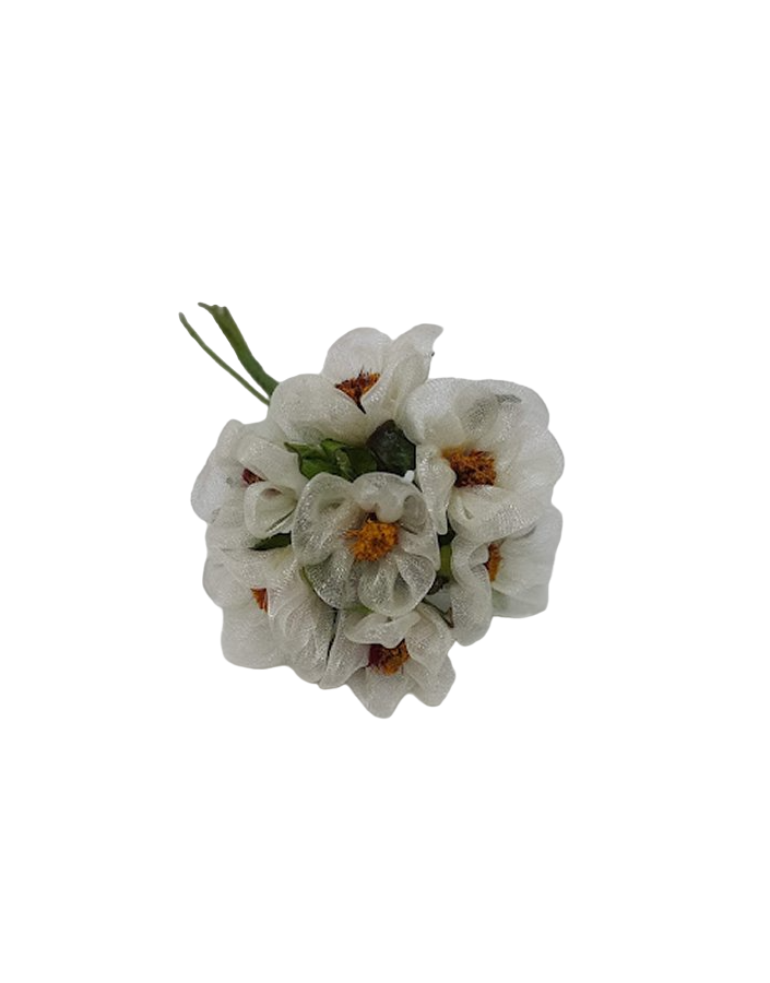Fiore con Corolla in Organza – Eleganza e Raffinatezza per le Tue Bomboniere