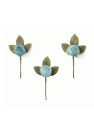 Bocciolo in 3 colori assortiti Azzurro - Menta - Acqua