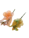 Piccolo Rametto con Fiore in Organza con Pistilli e Petali