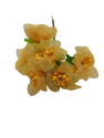 Fiori in organza con piccoli pistilli