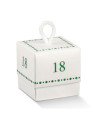 Scatolina porta confetti White 18 anni