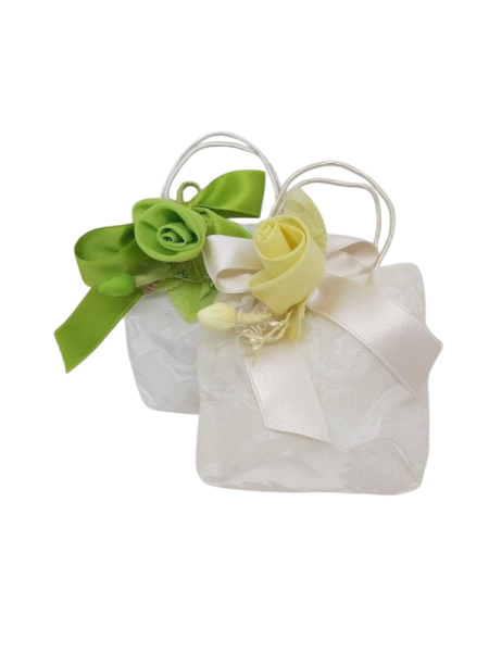Borsa in Tessuto con Rilievi