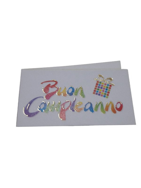 Bigliettino Buon Compleanno